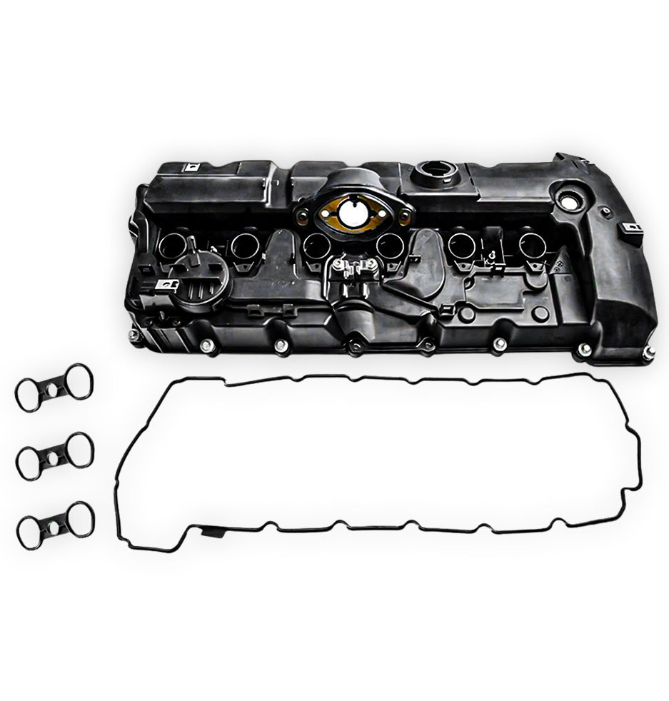 BMW 3 Series E90 / E91 / E92 (2005 - 2013) 2.5L / 3.0L Valve Rocker Cover + Gaskets Complete Set