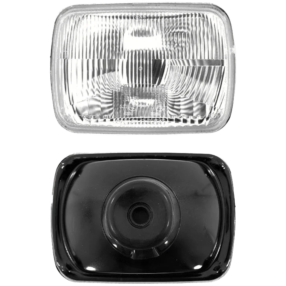 Ford Courier PC (1985 - 1996) Rectangular Halogen OEM Style Headlights LH + RH