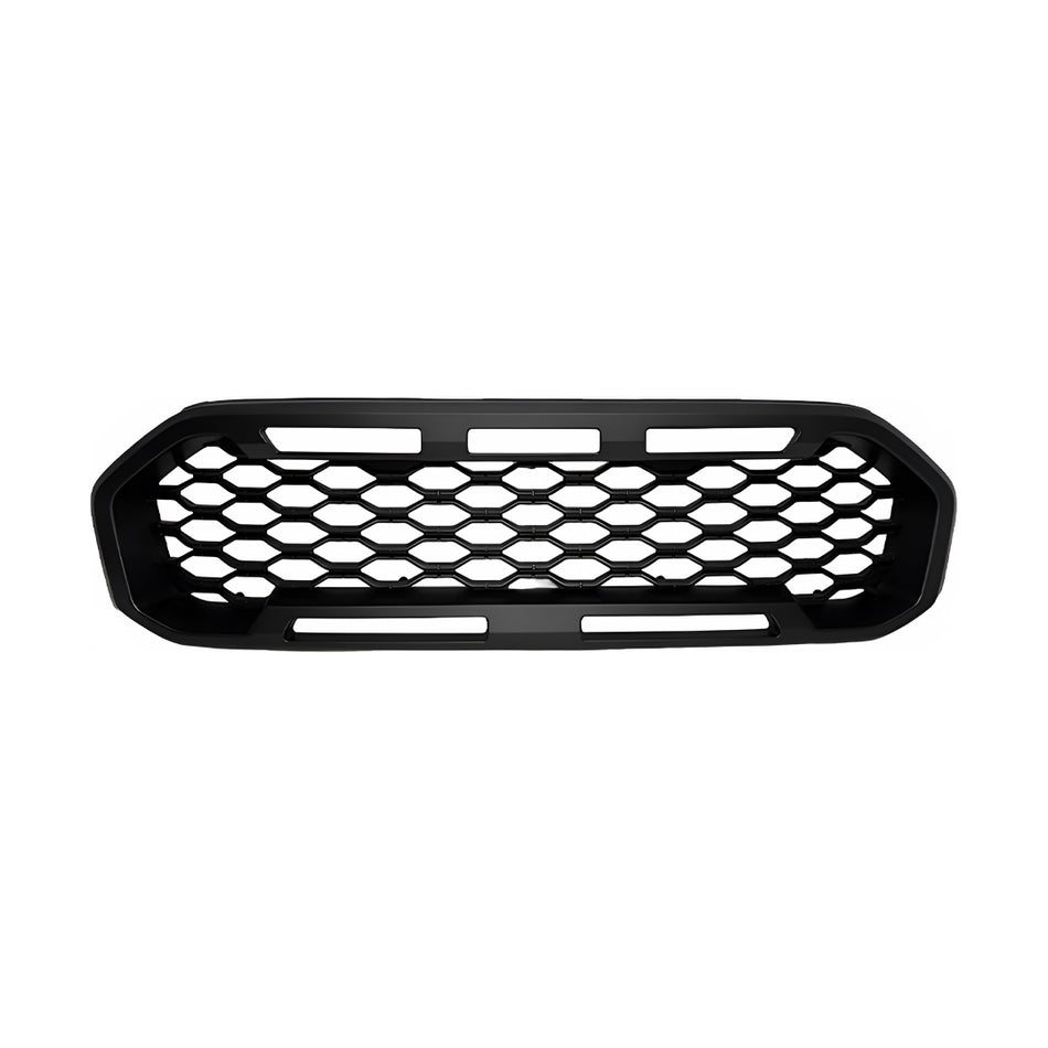 Ford Ranger PX MK2 / MK3 (2015 - 2022) Raptor Style Matte Black Bumper Cover Grille