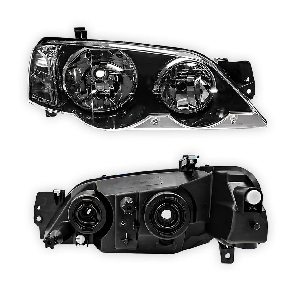 Ford Falcon BA / BF (2002 - 2008) Black Headlights
