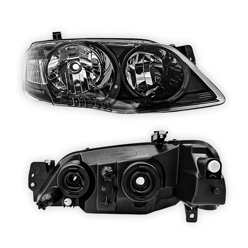 Ford Falcon BF Series 2 & 3 (2006 - 2011) Black Headlights