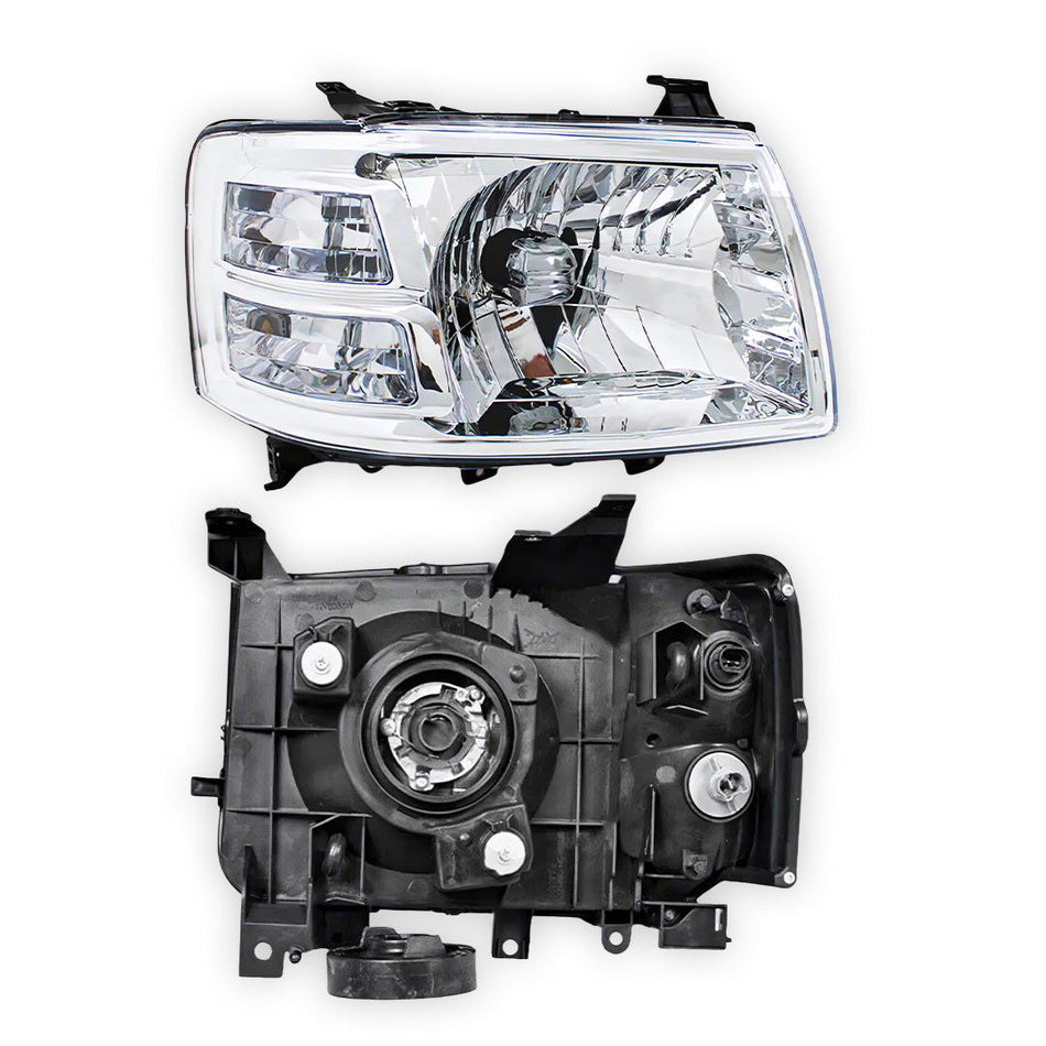 Ford Ranger PJ (2006 - 2009) Chrome Headlights