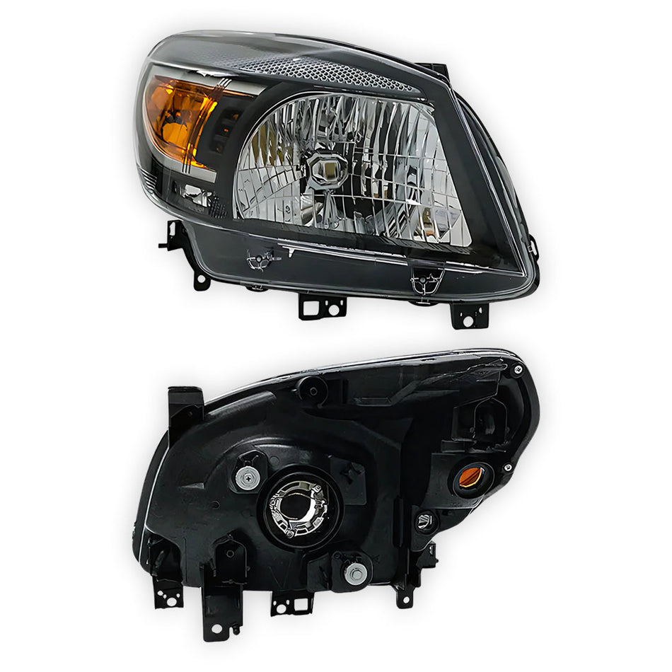 Ford Ranger PK (2009 - 2011) Black Headlights