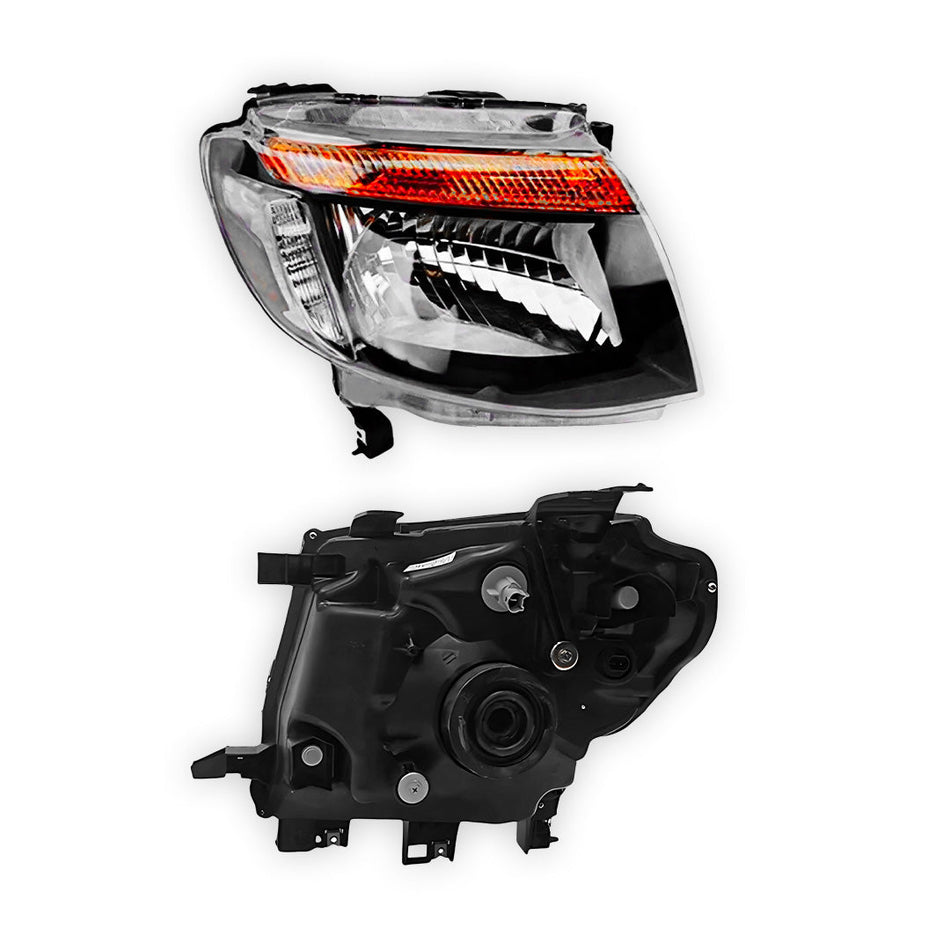 Ford Ranger PX (2011 - 2015) Black Headlights