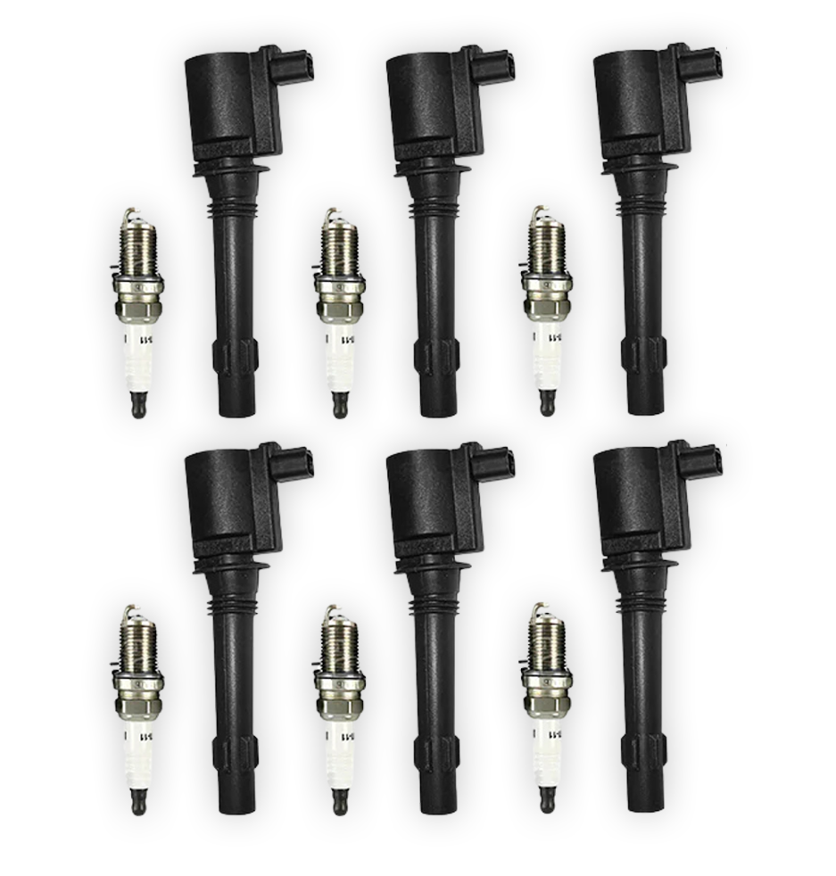 Ford Territory SX / SY (2004 - 2011) 4.0L Ignition Coils and Spark Plugs Complete Set