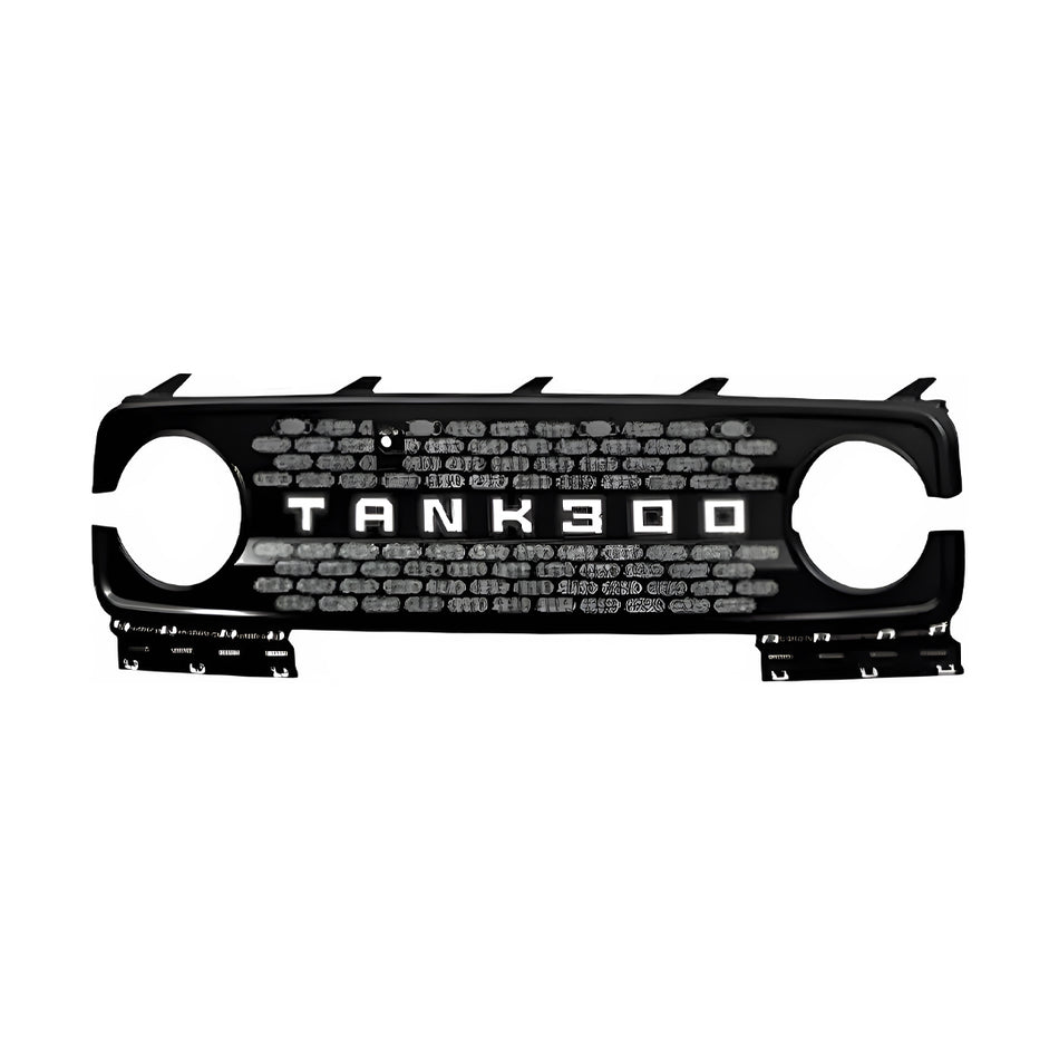 GWM Tank 300 P01 (2023 - 2025) Front Grille + LED Lights & Emblem