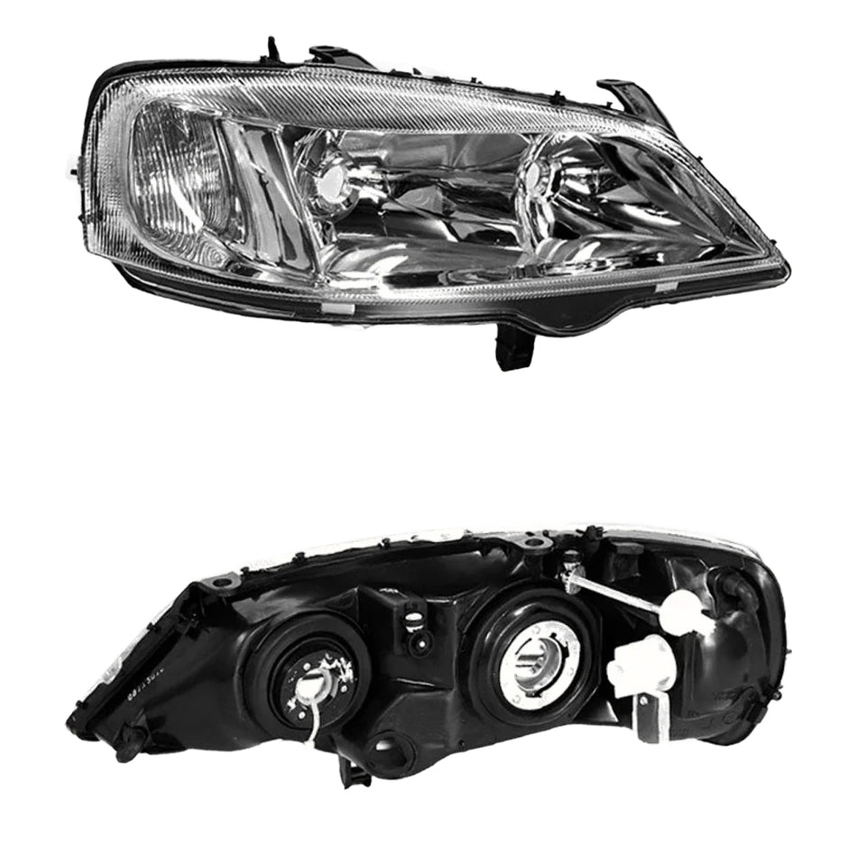 Holden Astra TS (2001 - 2005) Black OEM Style Headlights LH + RH