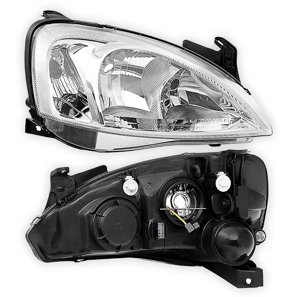 Holden Barina XC (2001 - 2011) Headlights No Lines LH + RH