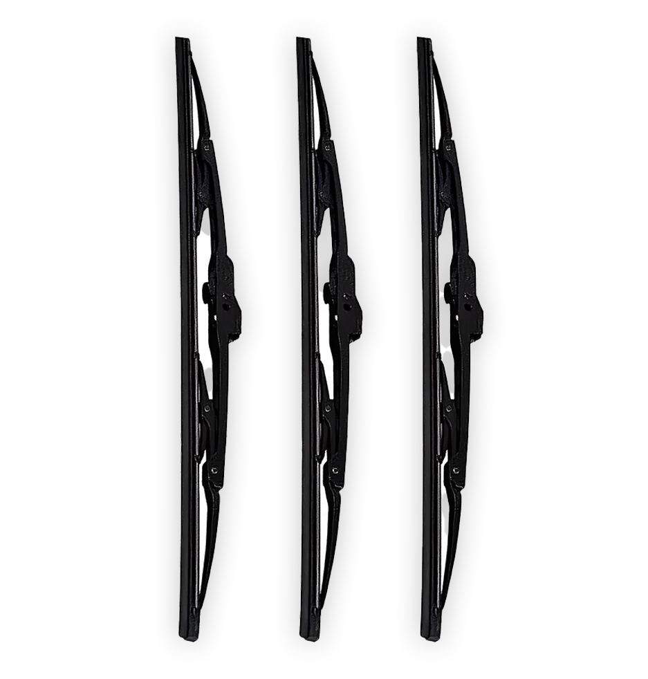 Holden Commodore VT / VX / VY / VZ (1997 - 2007) Front and Rear Metal Frame Wiper Blades