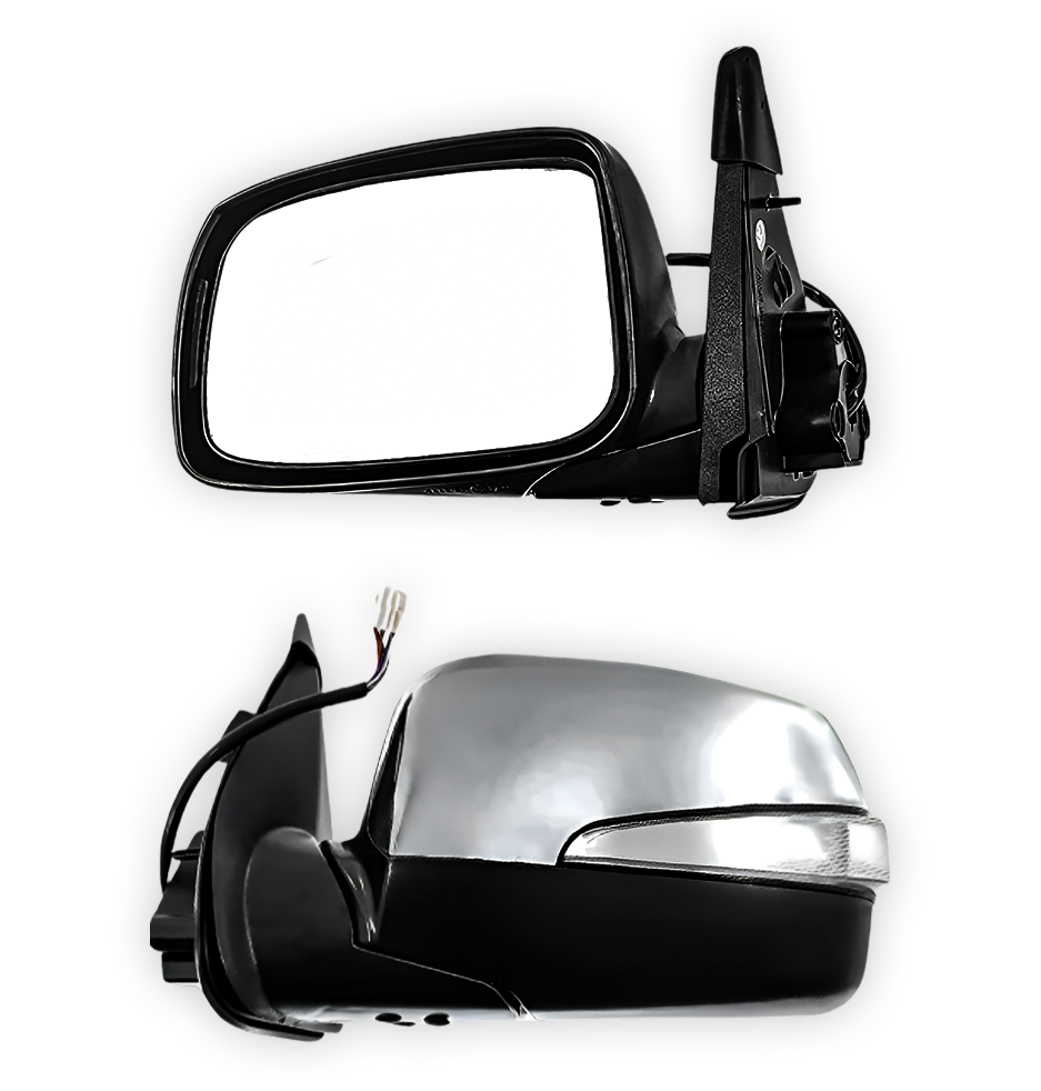 Isuzu D-Max RA / RC (2003 - 2012) Electric Door Mirrors (Chrome)