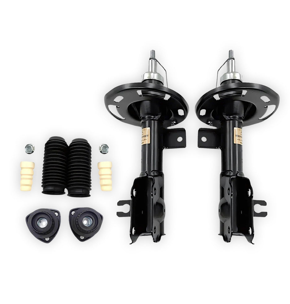 Mazda 3 BM (2014 - 2016) Front Shock Absorbers + Top Strut Mounts LH + RH