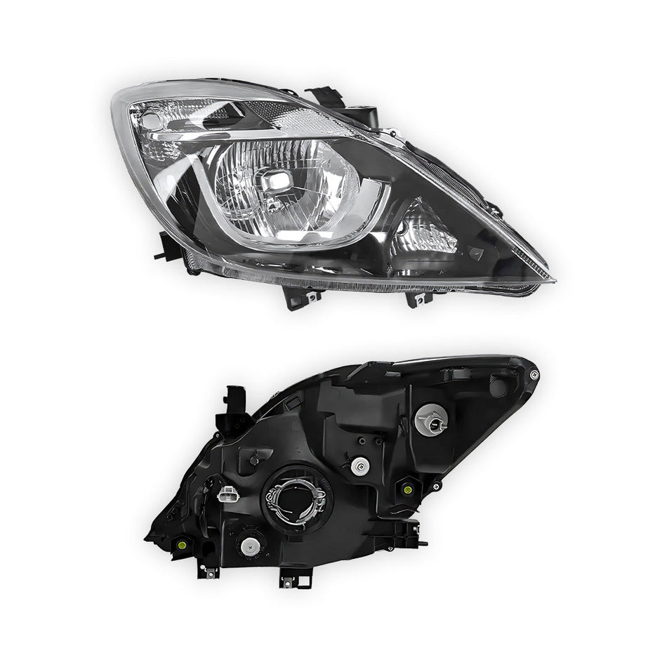 Mazda BT-50 UR (2015 - 2020) Black Smoked Head Lights