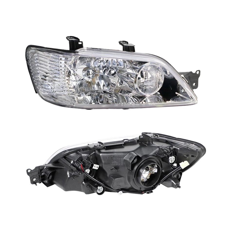 Mitsubishi Lancer CG (2002 - 2003) Chrome Headlights LH + RH