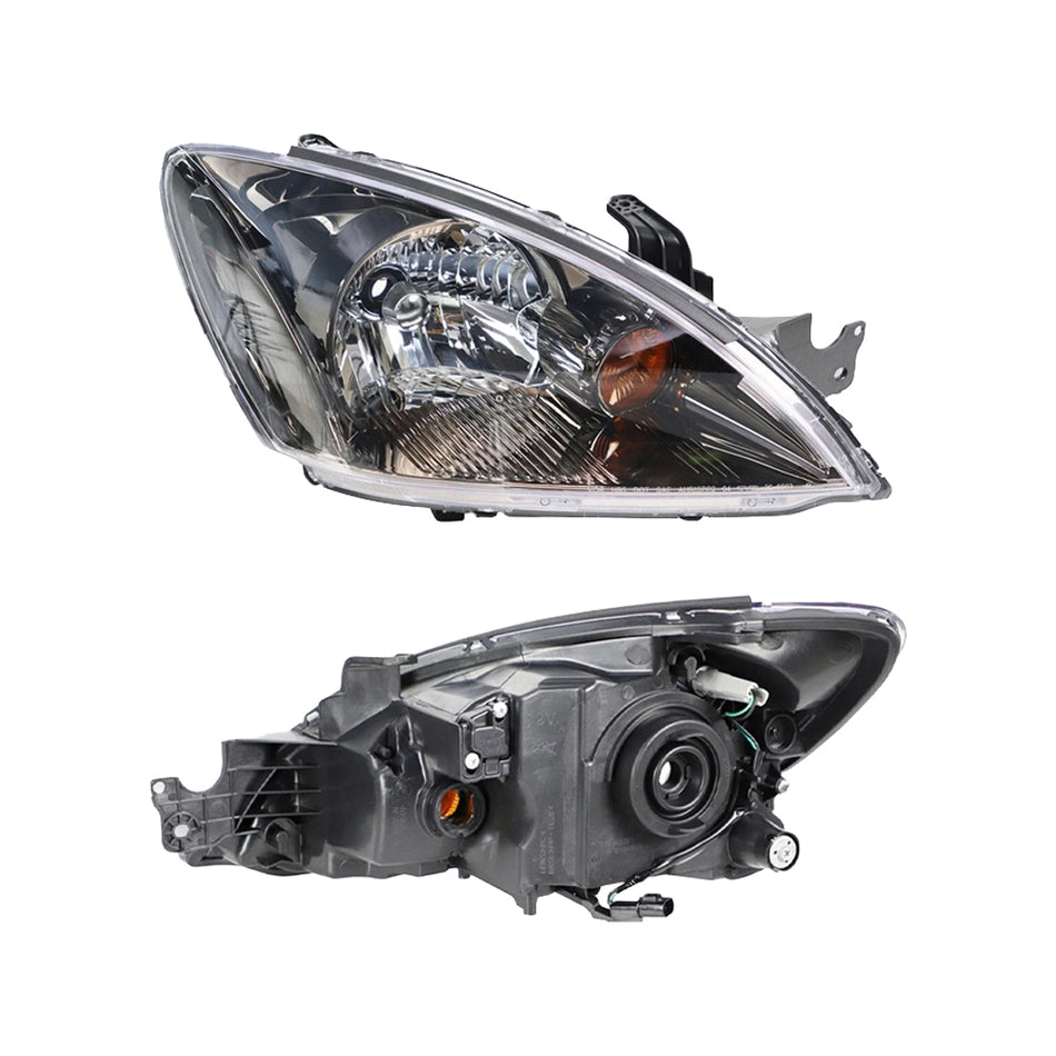 Mitsubishi Lancer CH (2003 - 2008) Black Headlights LH + RH