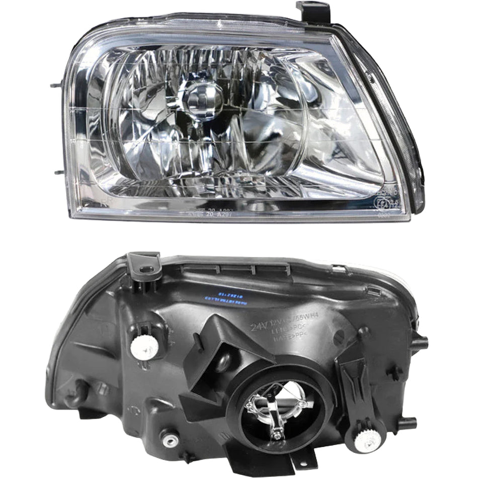 Mitsubishi Triton MK (2004 - 2006) OEM Style Headlights LH + RH