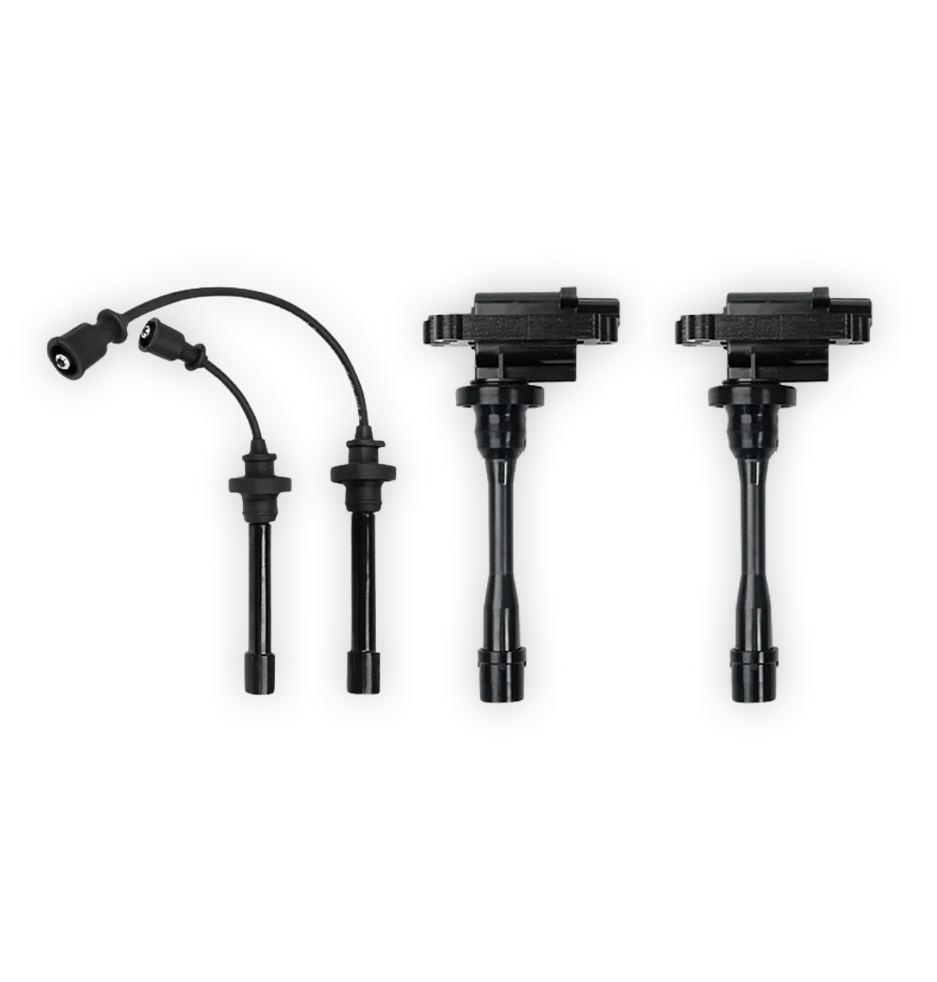 Mitsubishi Lancer CE / CG / CH (1996 - 2006) 1.8L / 2.0L Ignition Coils and Spark Plug Leads Complete Set