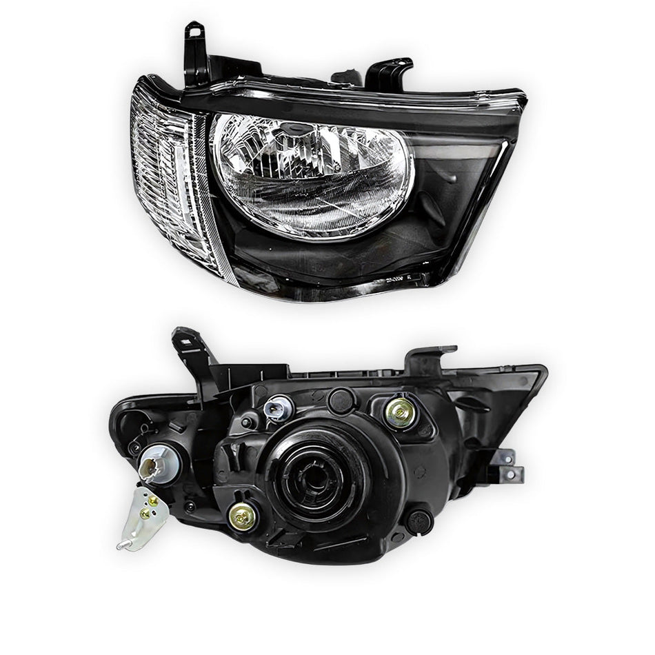 Mitsubishi Triton MN (2009 - 2015) Black Headlights