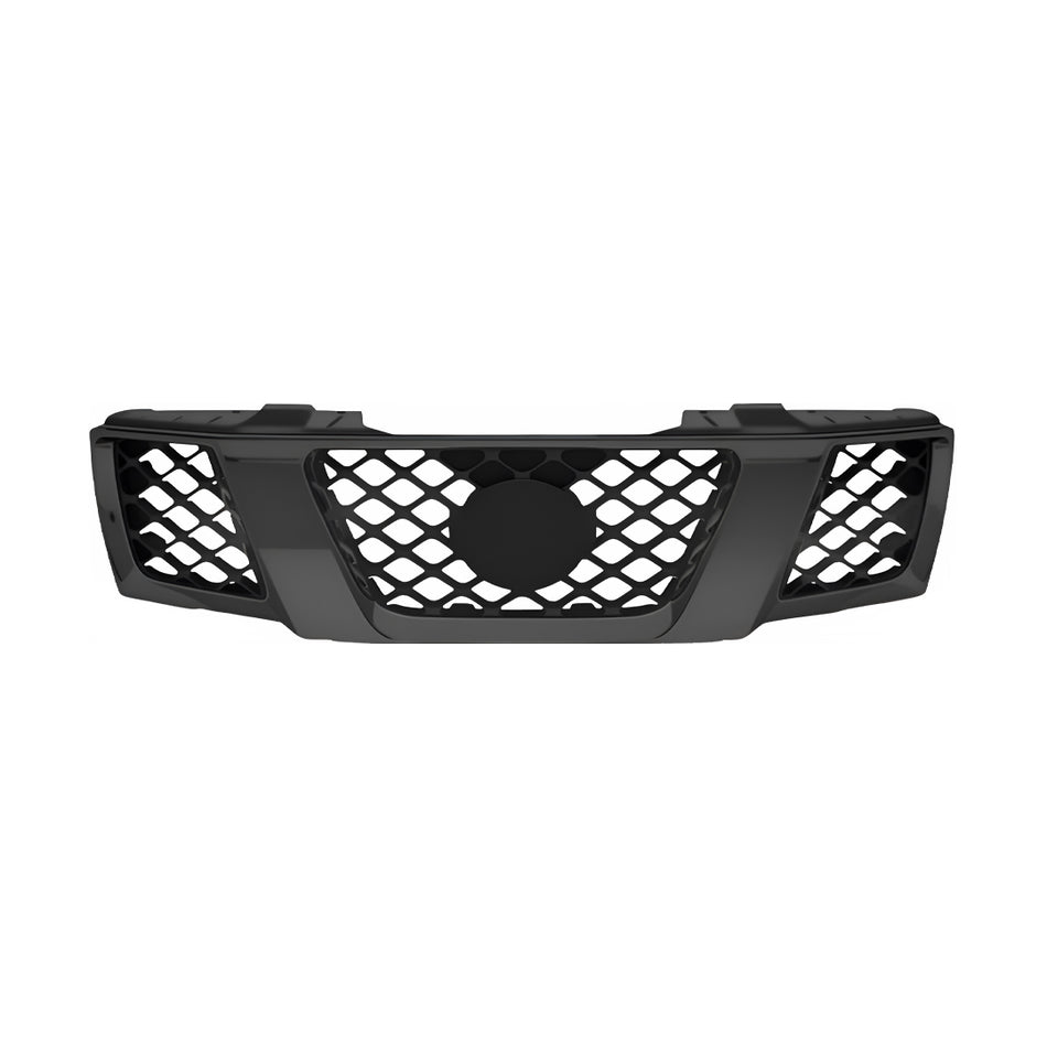 Nissan Navara D40 Thai Built (2005 - 2010) Black Front Centre Grille