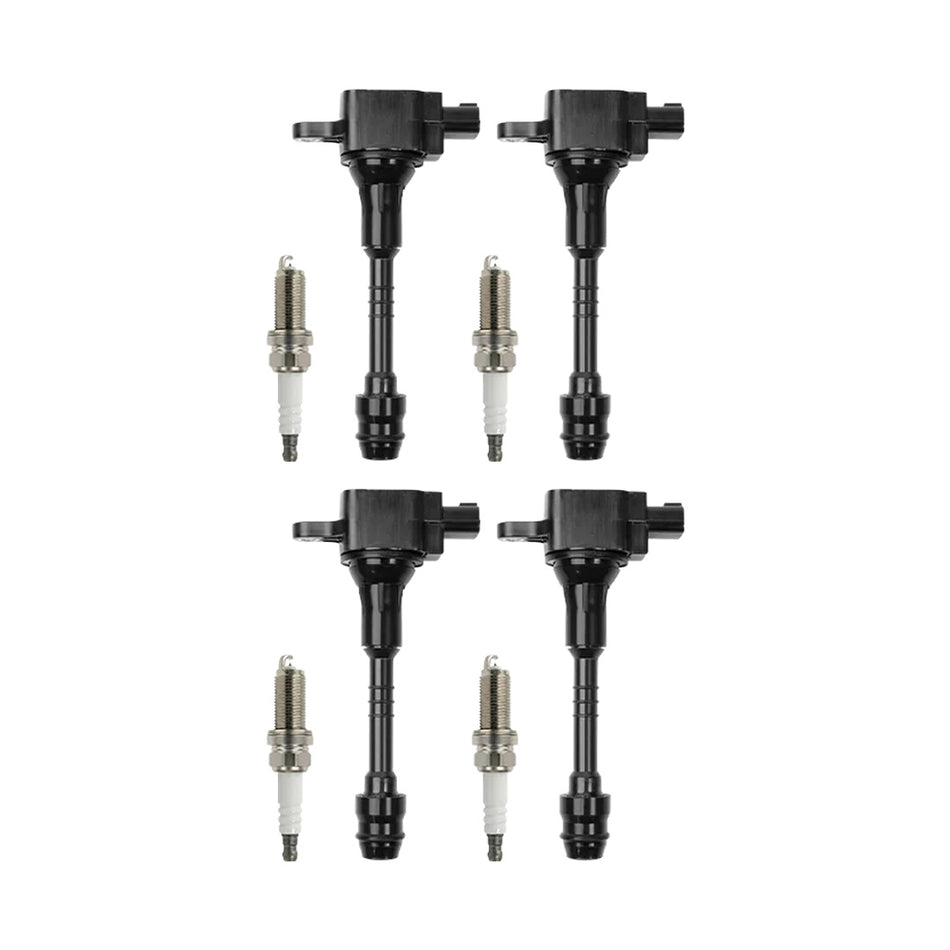 Nissan Pulsar N16 (2003 - 2006) 1.8L Ignition Coils and Spark Plugs Complete Set