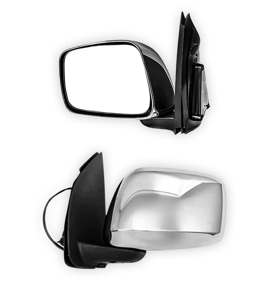 Nissan Navara D40 (2005 - 2010) Electric Door Mirrors (Chrome)