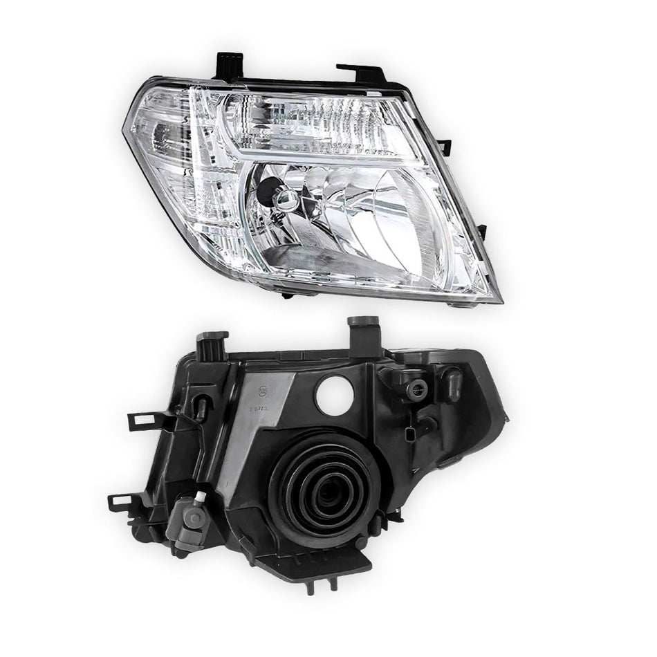 Nissan Navara D40 (2005 - 2015) Clear / Amber Headlights