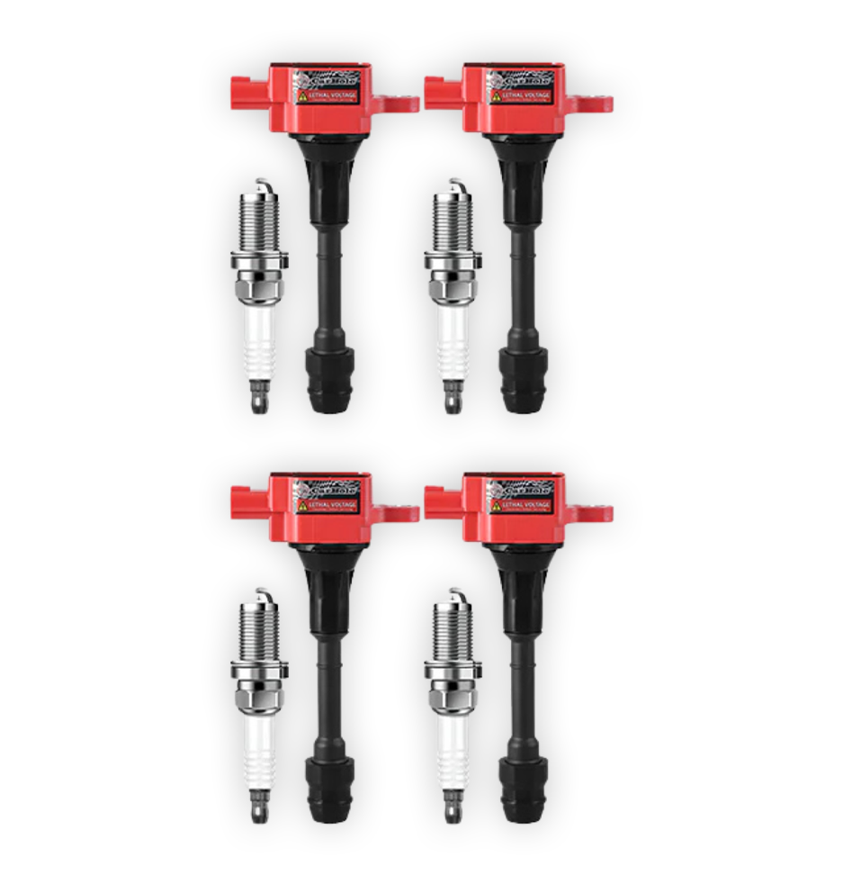 Nissan X-Trail T30 (2000 - 2007) 2.5L Ignition Coils and Spark Plugs Complete Set