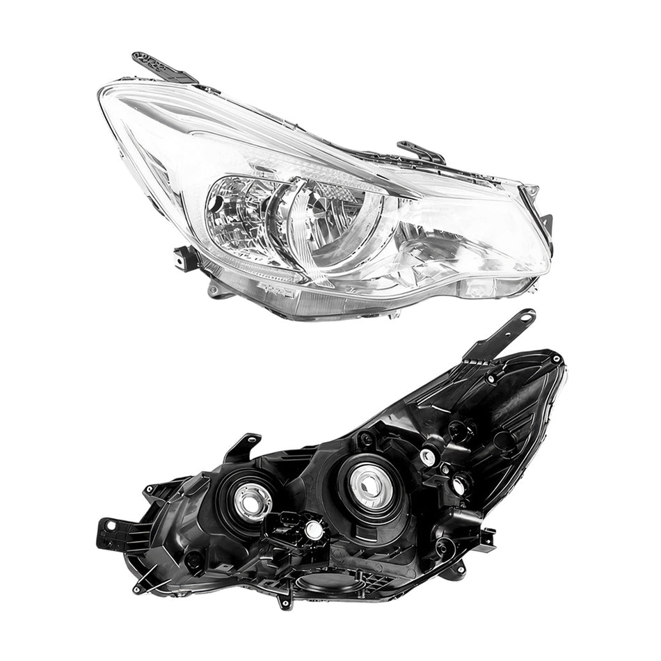 Subaru XV G4X (2012 - 2015) Chrome Halogen OEM Style Headlights LH + RH