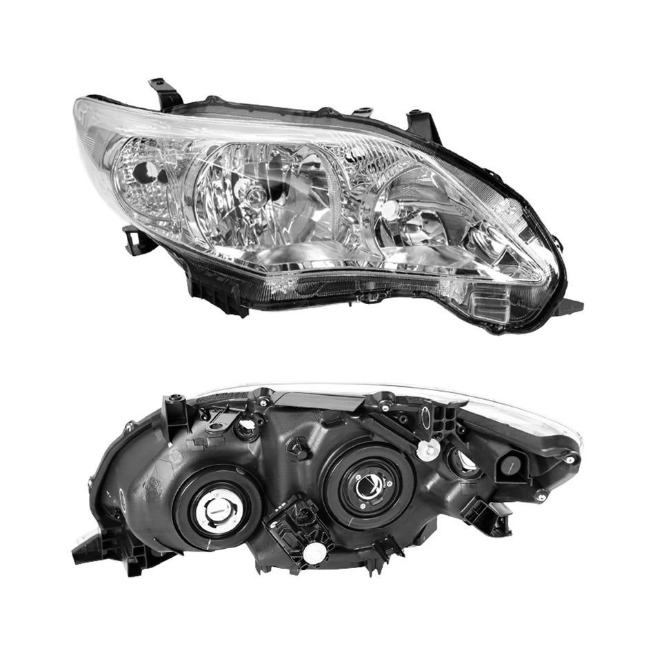 Toyota Corolla E150 (2010 - 2013) Genuine Non-Xenon Headlights LH + RH