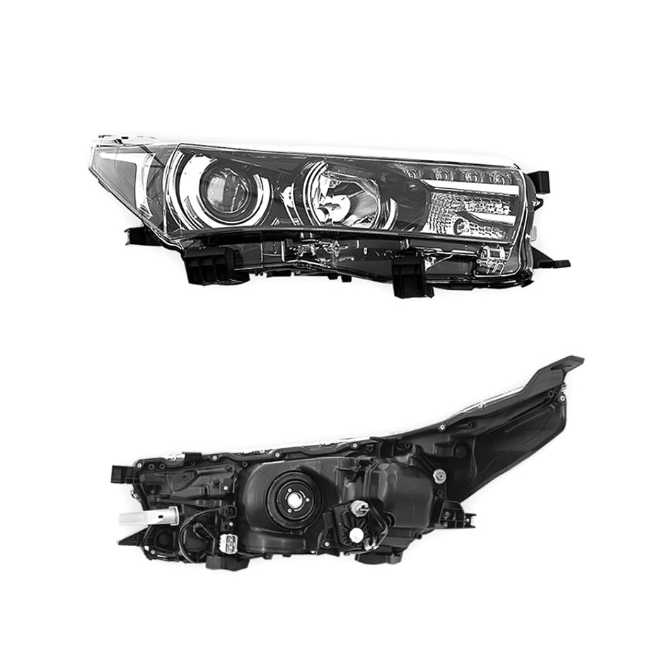 Toyota Corolla E170 (2013 - 2016) Headlights with LED LH + RH