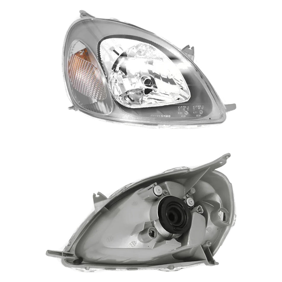 Toyota Echo NCP (1999 - 2002) OEM Style Headlights LH + RH