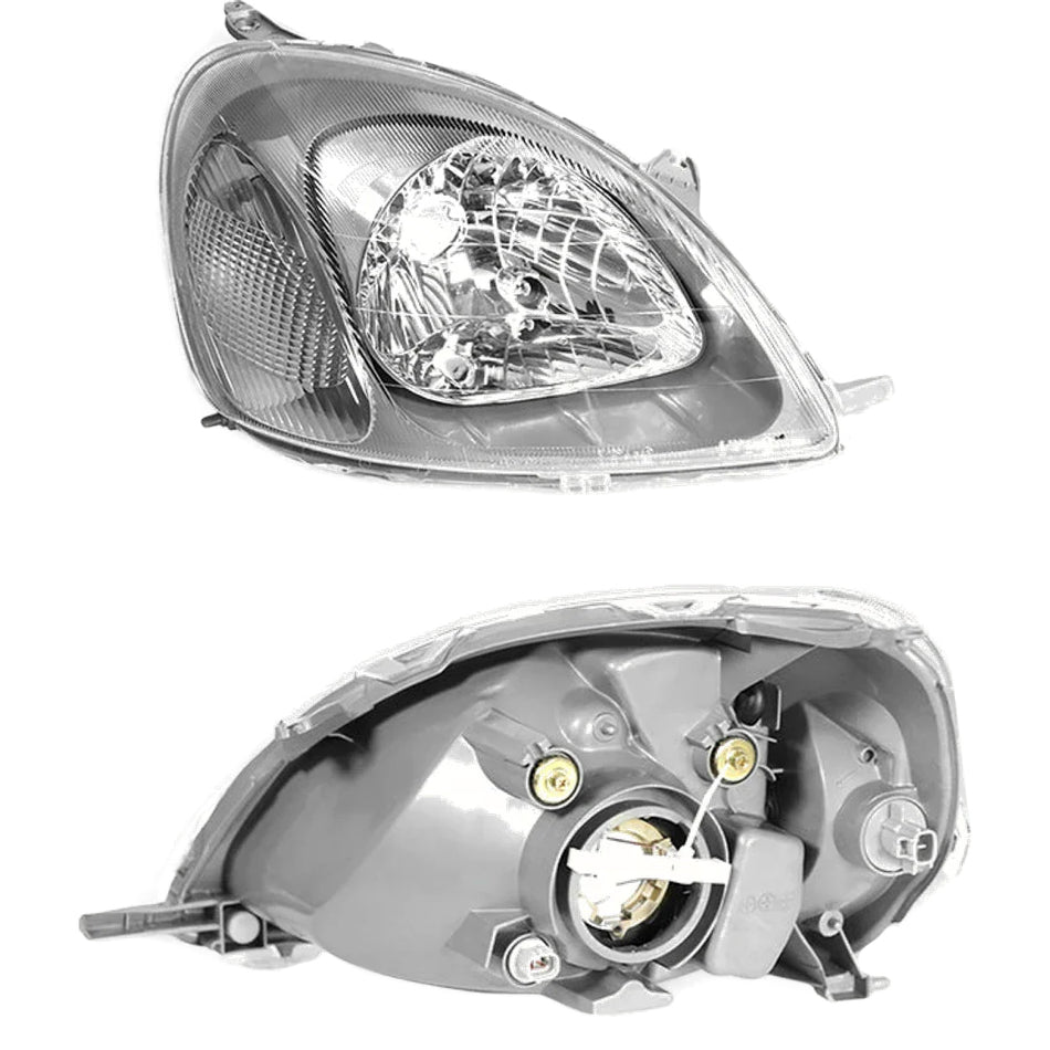 Toyota Echo NCP (1999 - 2002) OEM Style Headlights LH + RH