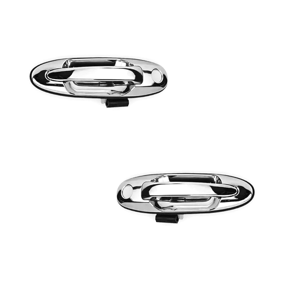 Toyota LandCruiser 100 Series (1998 - 2007) Front Full Chrome Outer Door Handles LH + RH