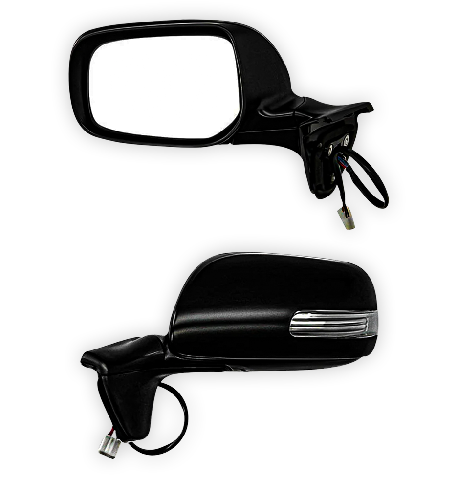 Toyota Corolla ZRE152 (2009 - 2012) Electric Door Mirrors (Black)