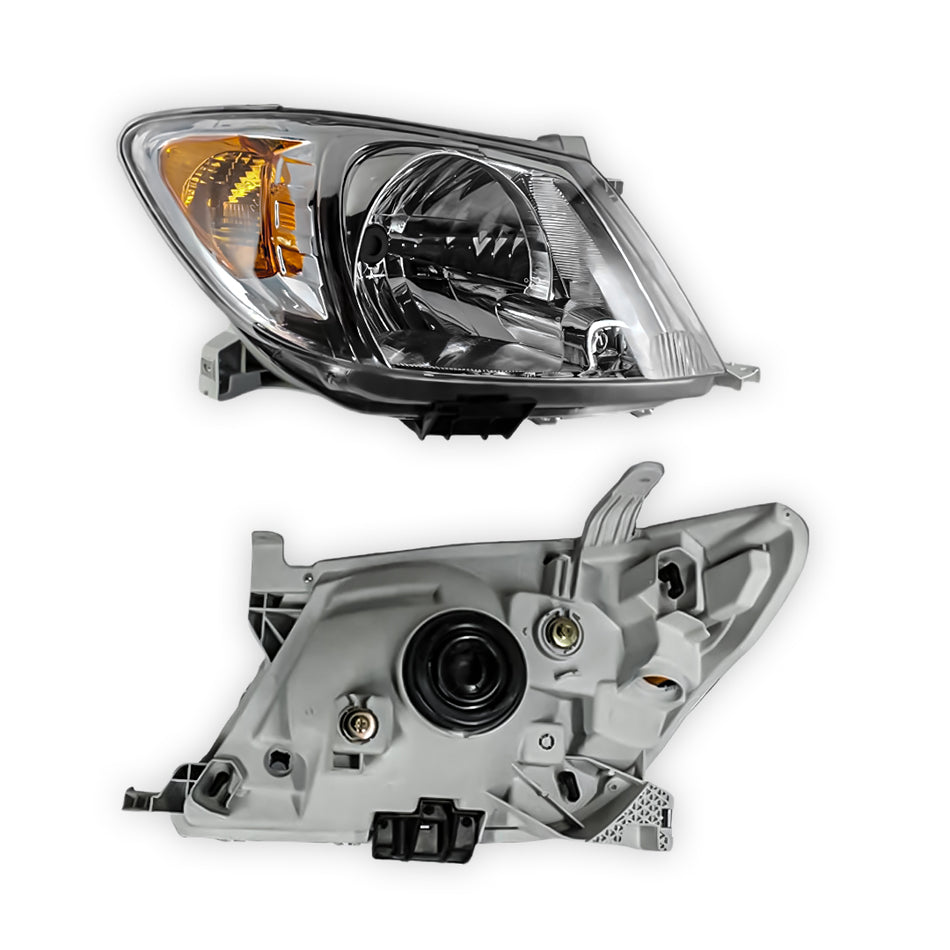 Toyota Hilux N70 (2005 - 2011) Clear / Amber Headlights