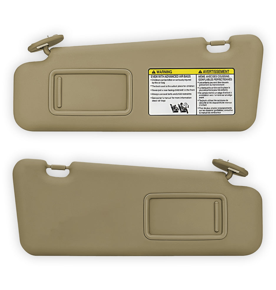 Toyota Kluger XU40 (2008 - 2013) Beige Interior Sun Visors LH + RH
