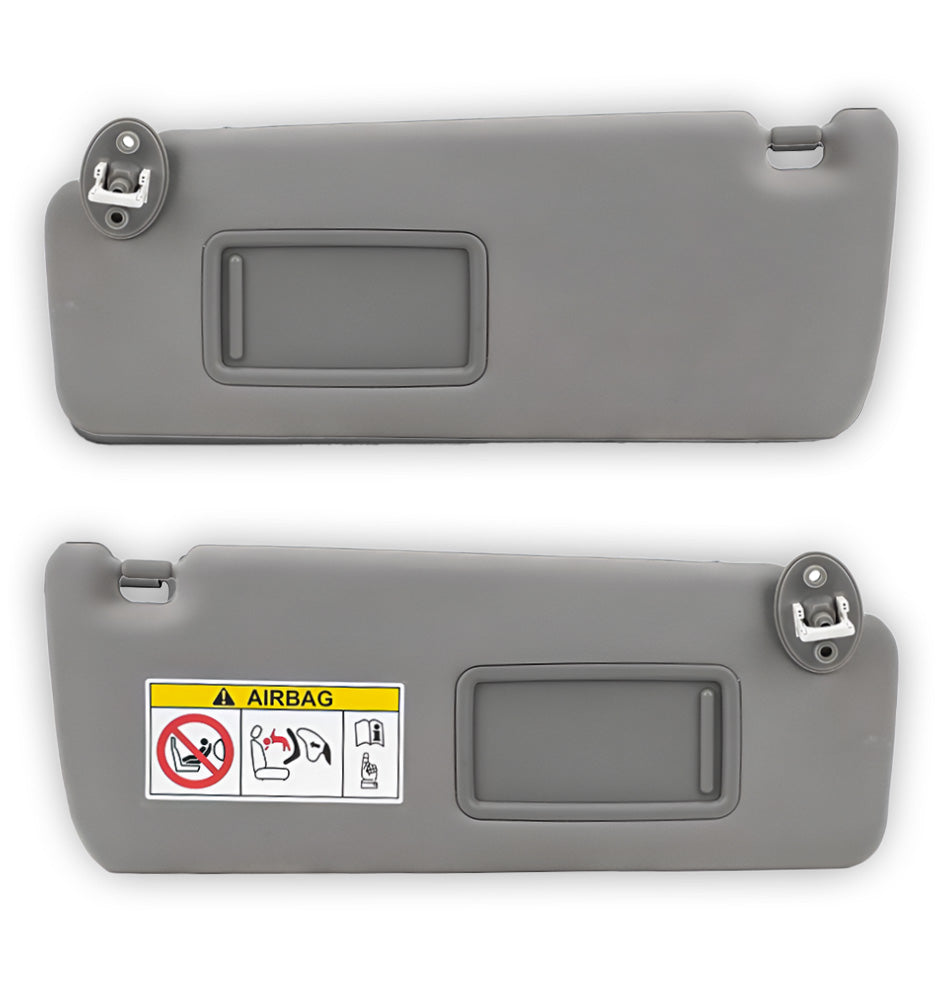 Toyota LandCruiser Prado 150 Series (2010 - 2023) Grey Interior Sun Visors LH + RH