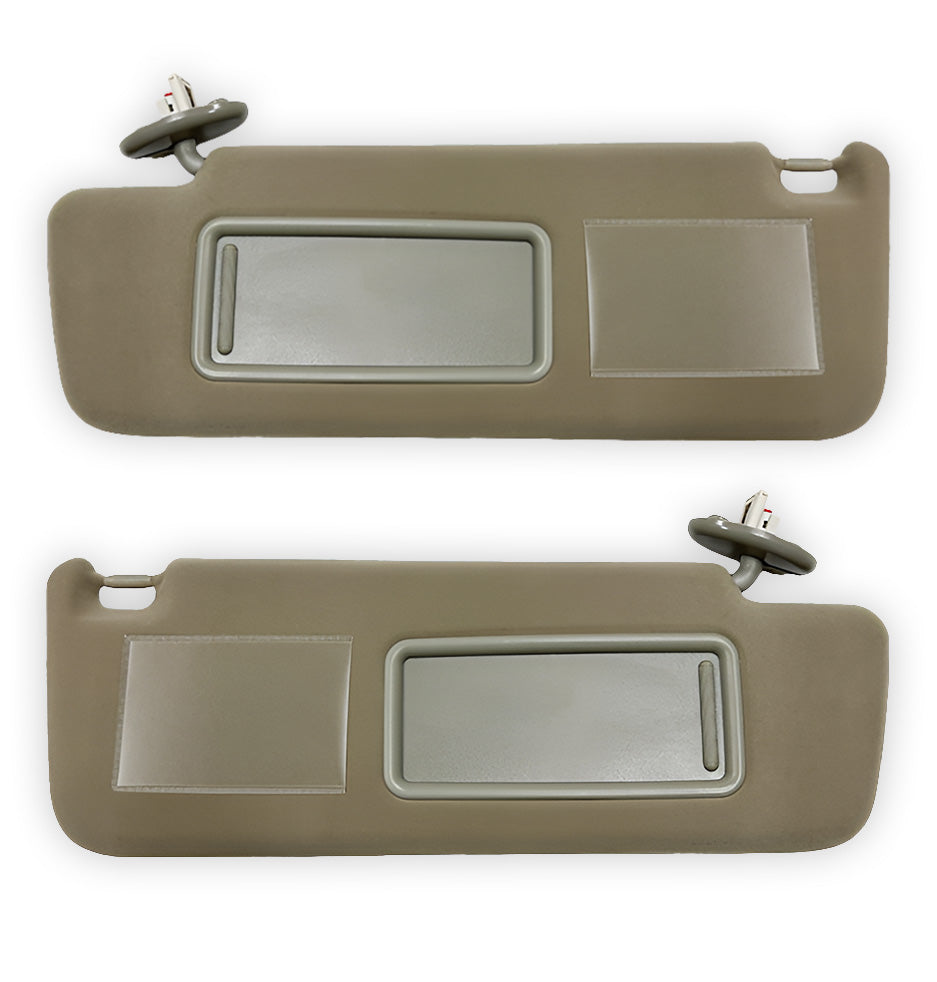 Toyota Prado 120 Series (All Models) (2002 - 2010) Ivory Interior Sun Visors LH + RH