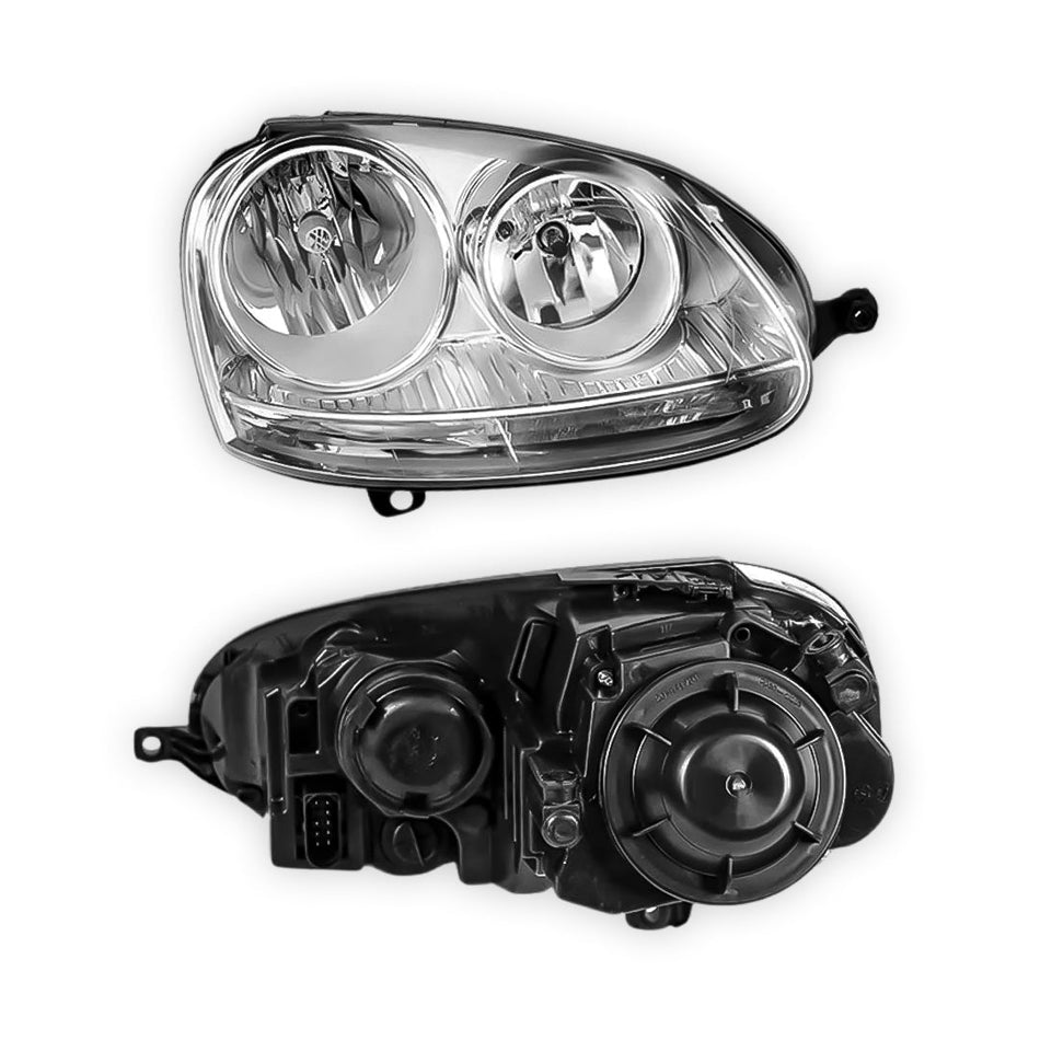 Volkswagen Golf V MK5 (2004 - 2009) Chrome Headlights