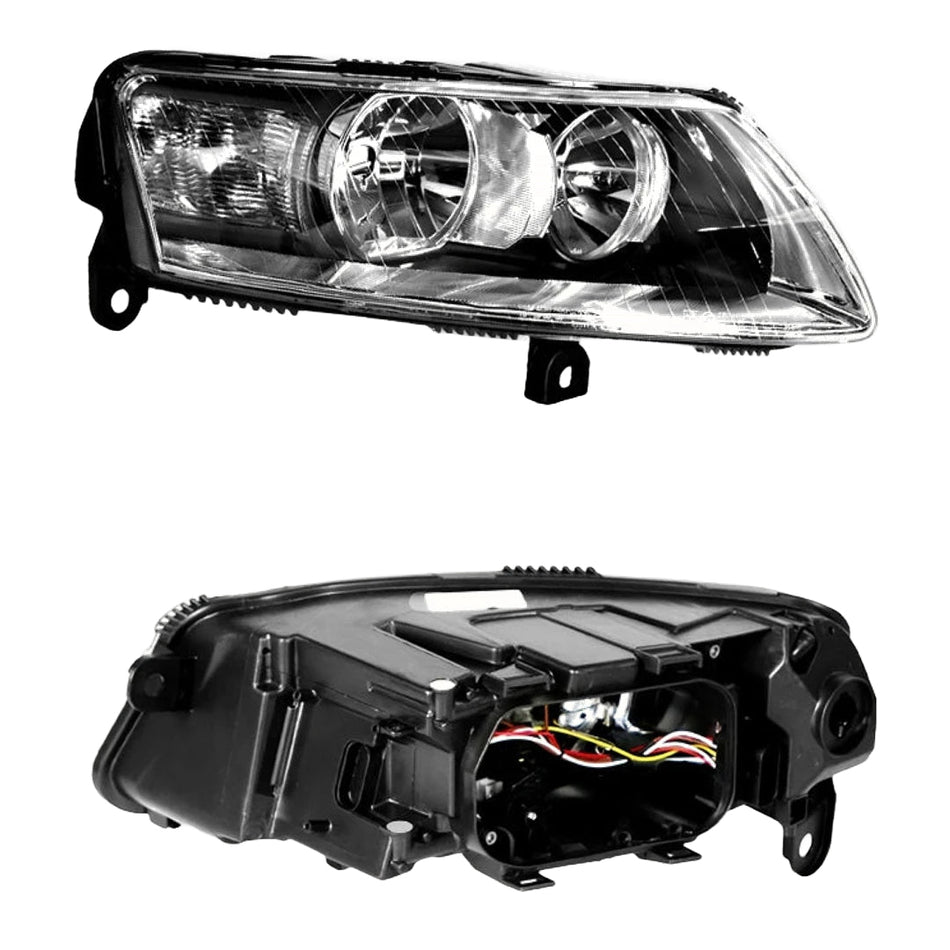 Audi A6 C6 (2004 - 2009) Non-Xenon OEM Style Headlights LH + RH