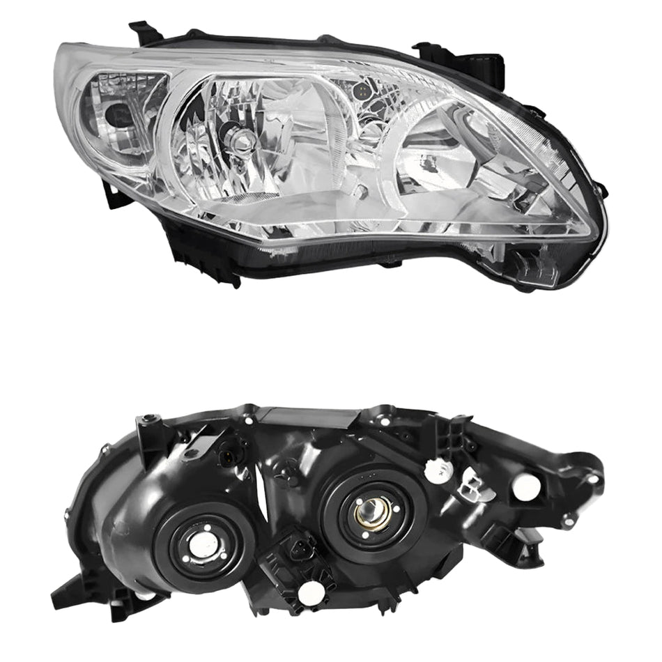 Toyota Corolla E150 (2010 - 2013) OEM Style Non-Xenon Headlights LH + RH