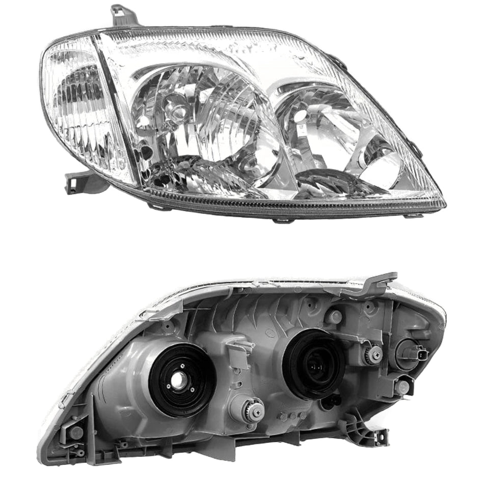 Toyota Corolla ZE122 (2004 - 2005) OEM Style Headlights LH + RH