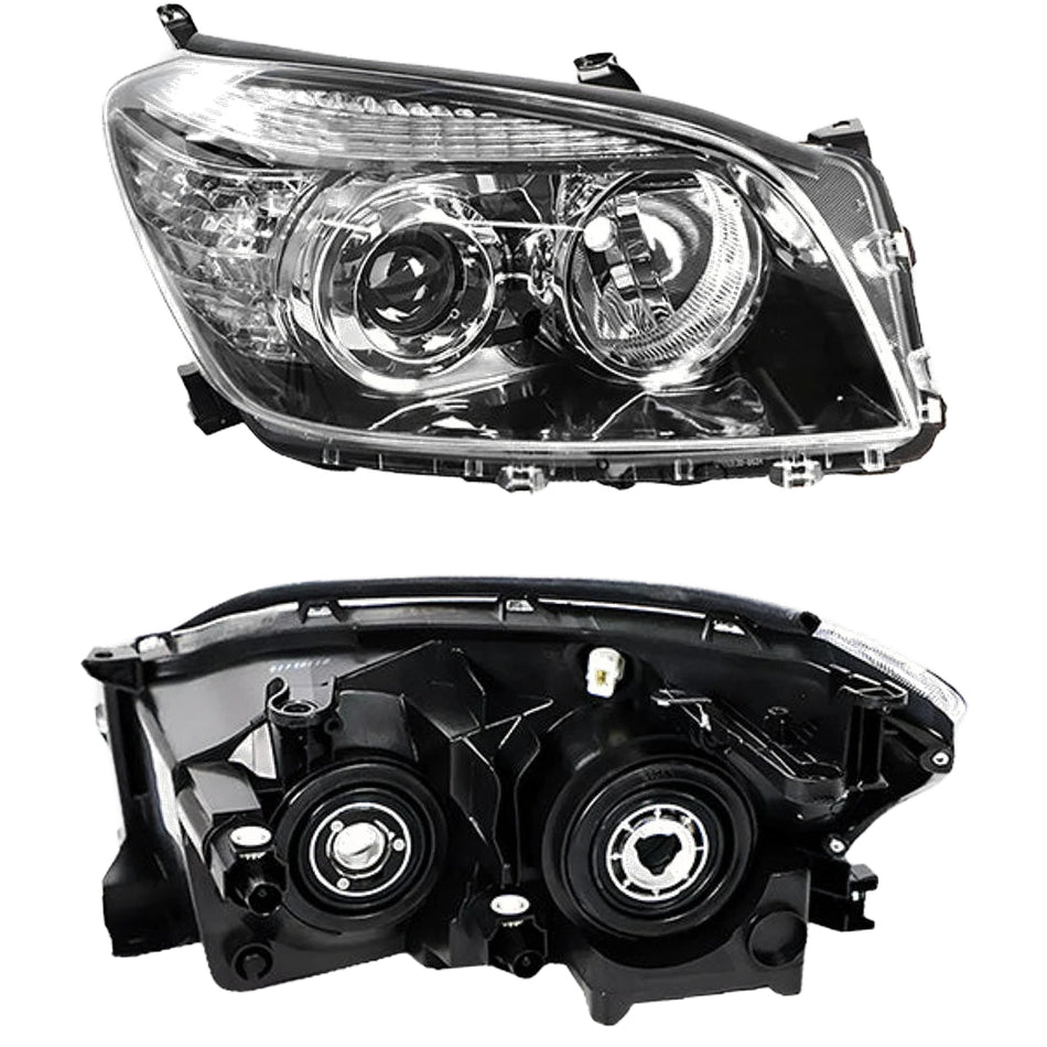 Toyota RAV4 XA30 / ACA30 Series 1 (2005 - 2008) Black Headlights LH + RH