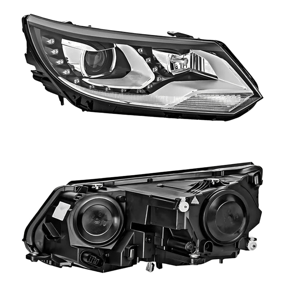 Volkswagen Tiguan 5N (2011 - 2016) Xenon & LED OEM Style Headlights LH + RH